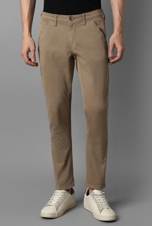 LP JEANS Solid Cargo Trousers