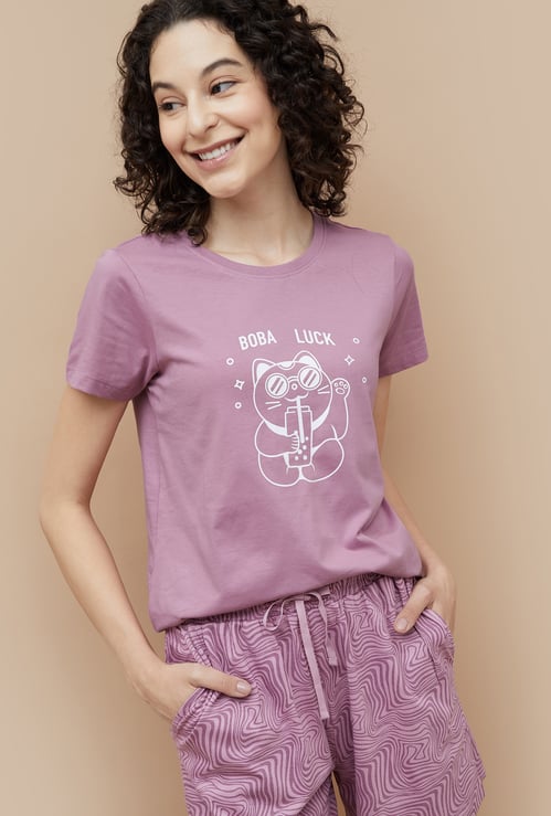 GINGER Printed Lounge T-shirt
