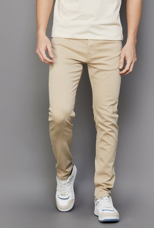 PEPE JEANS Men Solid Slim Tapered Jeans