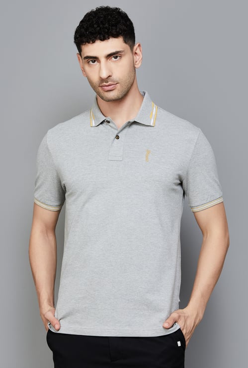 FAHRENHEIT Men Solid Polo T-shirt