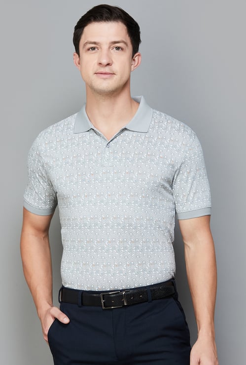 PARK AVENUE Printed Polo T-shirt