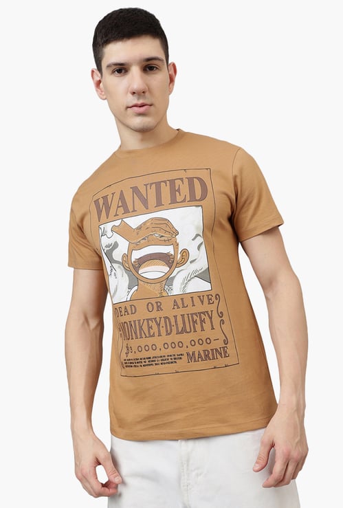 FREE AUTHORITY Printed Crew Neck T-shirt