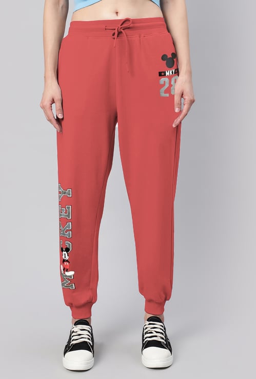 FREE AUTHORITY Mickey Mouse Print Joggers