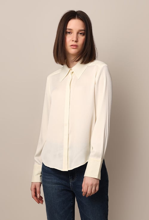ONLY Textured Regular Fit Shirt