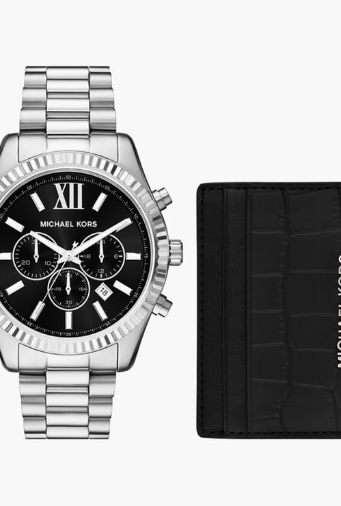 MICHAEL KORS Lexington Chronograph Watch Set - MK1091SET