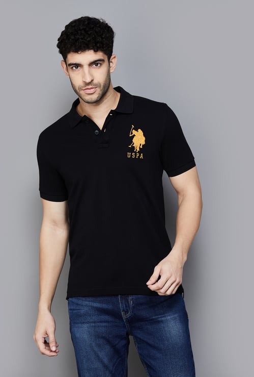 U.S. POLO ASSN. Brand Embroidered Polo T-shirt