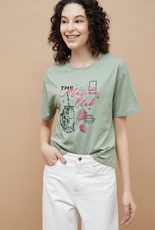 FAME FOREVER Graphic Print T-shirt