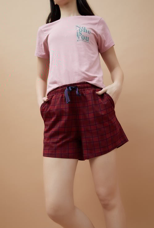 GINGER Checked Shorts