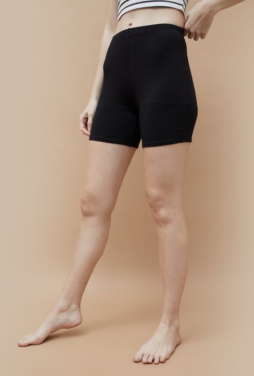 GINGER Solid Lounge Shorts
