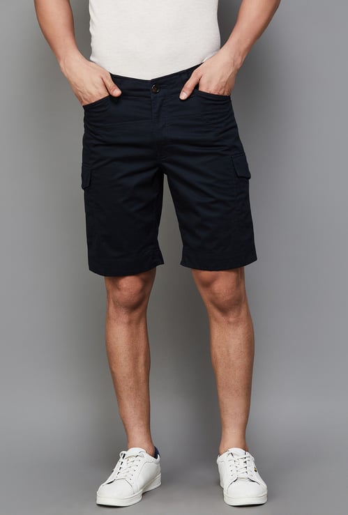 FAHRENHEIT Solid Cargo Trousers