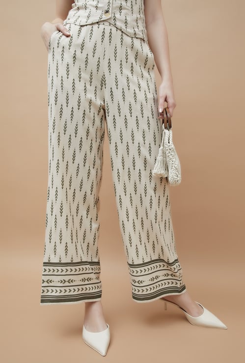 FAME FOREVER Printed Palazzos