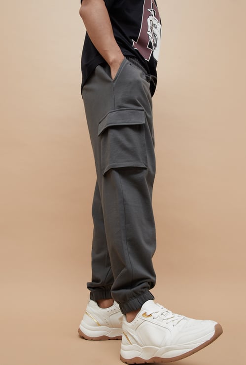 FAME FOREVER Solid Elasticated Joggers