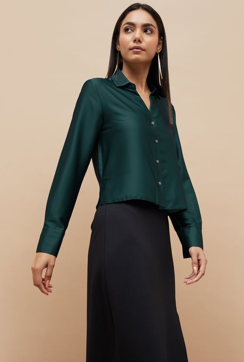 CODE Solid Regular Fit Shirt