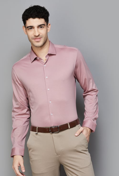 VAN HEUSEN Solid Slim Fit Formal Shirt