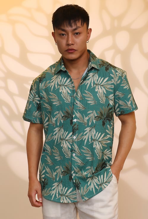 CAMPUS SUTRA Printed Regular Fit Casual Shirt