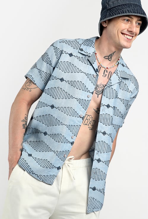 CAMPUS SUTRA Embroidered Regular Fit Casual Shirt