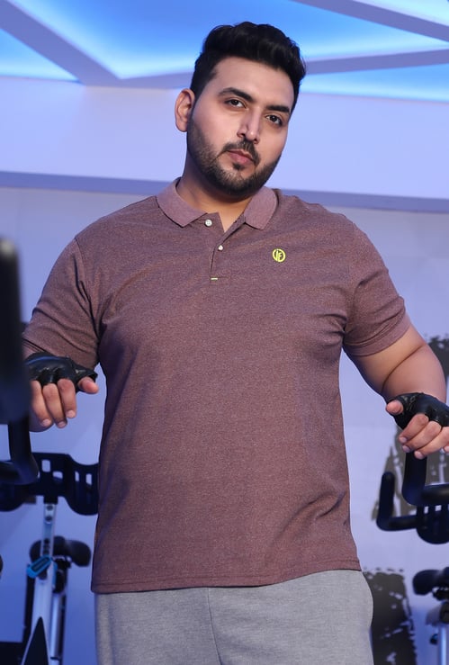 INSTAFAB PLUS Solid Active Polo T-shirt
