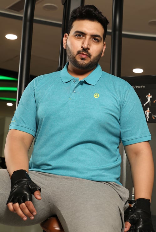 INSTAFAB PLUS Solid Active Polo T-shirt