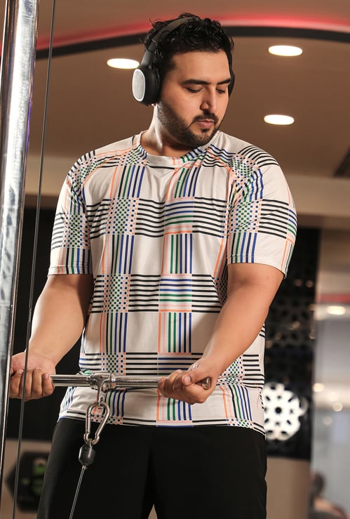 INSTAFAB PLUS Printed Dri-Fit Active T-shirt