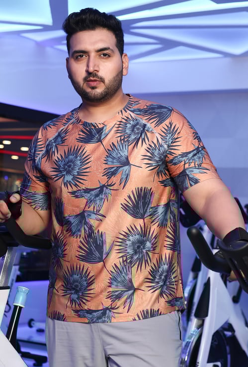 INSTAFAB PLUS Printed Dri-Fit Active T-shirt