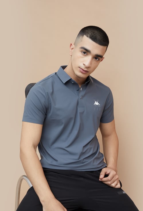 KAPPA Checked Sports Polo T-shirt