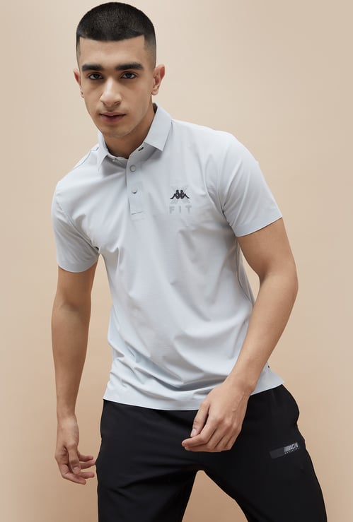 KAPPA Checked Sports Polo T-shirt
