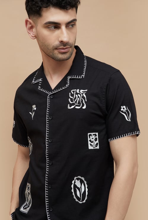 CODE UNWIND Embroidered Shirt