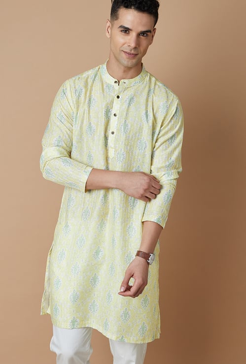 MELANGE Printed Straight Kurta