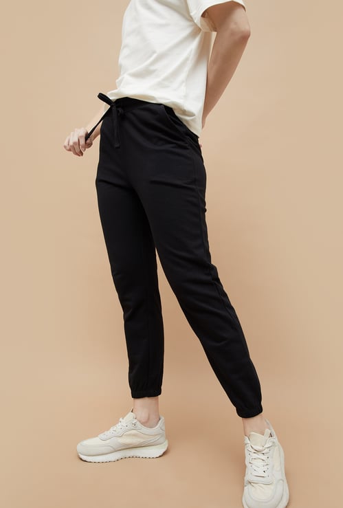 FAME FOREVER Solid Elasticated Joggers