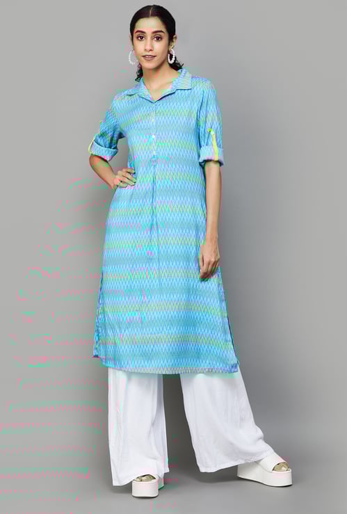 RANGRITI Printed Straight Kurta