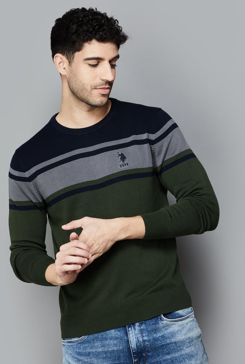 U.S. POLO ASSN. Striped Sweater