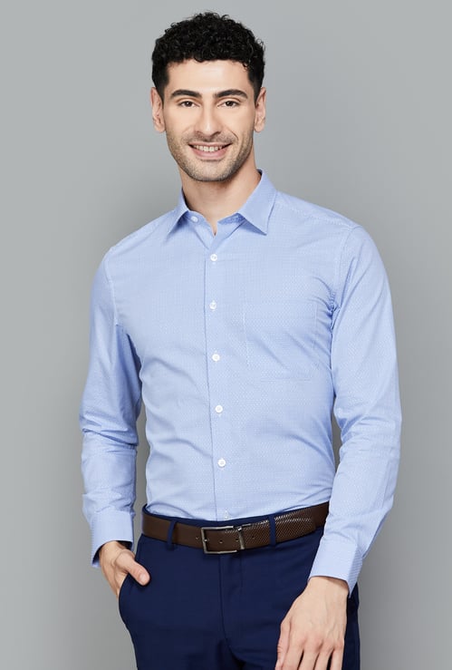 LOUIS PHILIPPE Checked Slim Fit Formal Shirt