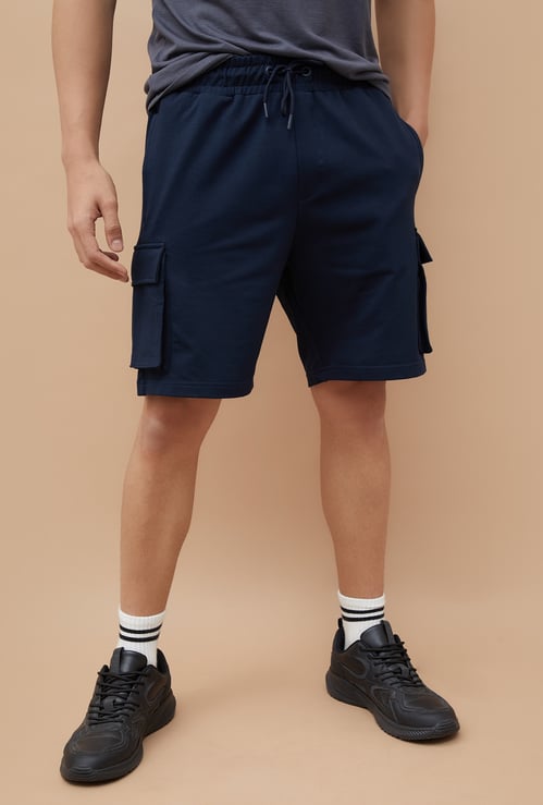 KAPPA Solid Sports Cargo Shorts