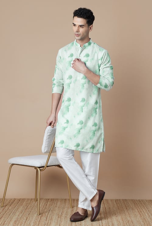 MELANGE Abstract Print Straight Kurta