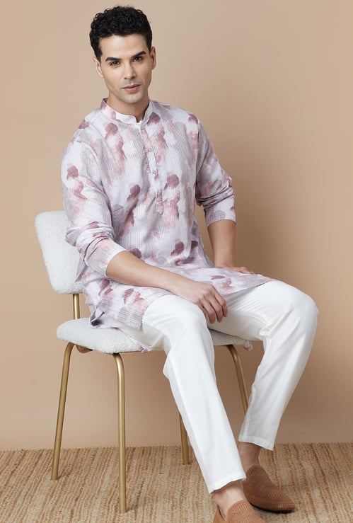 MELANGE Abstract Print Straight Kurta