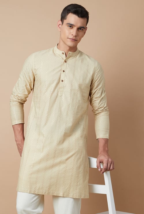 MELANGE Woven Long Kurta