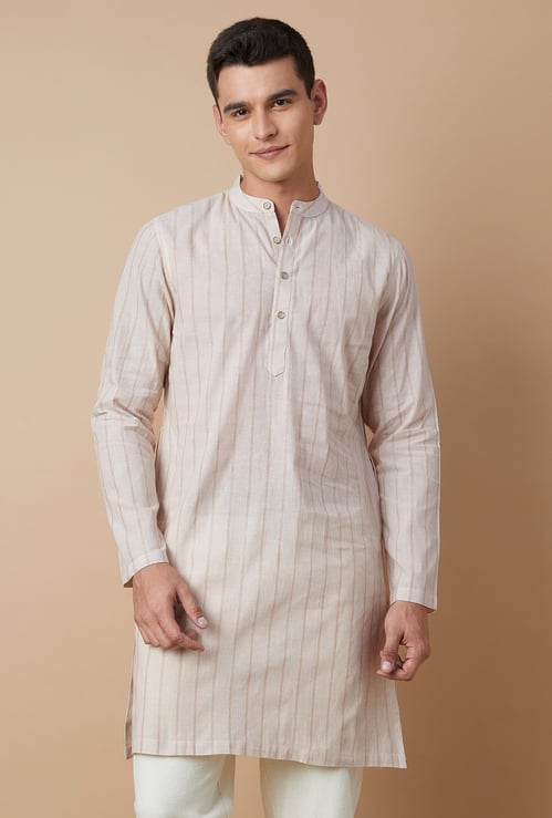 MELANGE Striped Straight Kurta