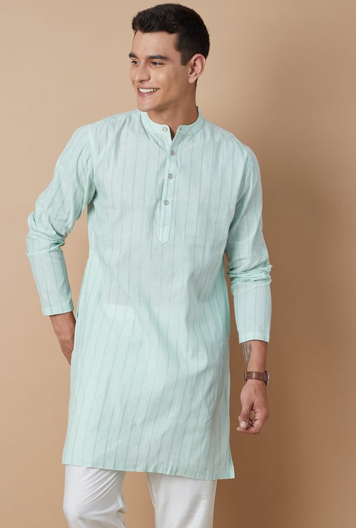 MELANGE Striped Straight Kurta