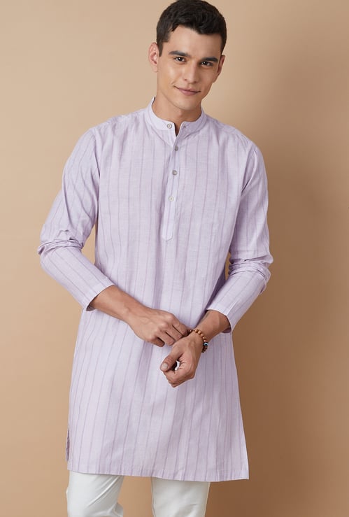 MELANGE Striped Straight Kurta