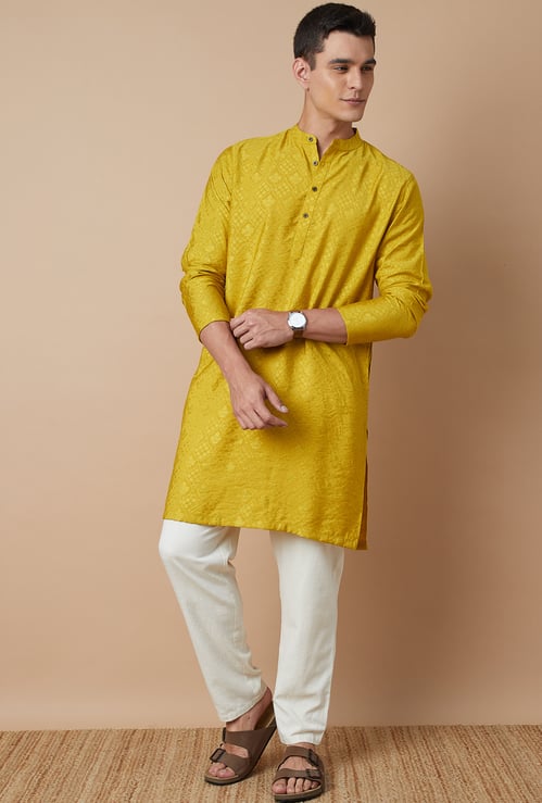 MELANGE Embroidered Regular Fit Kurta