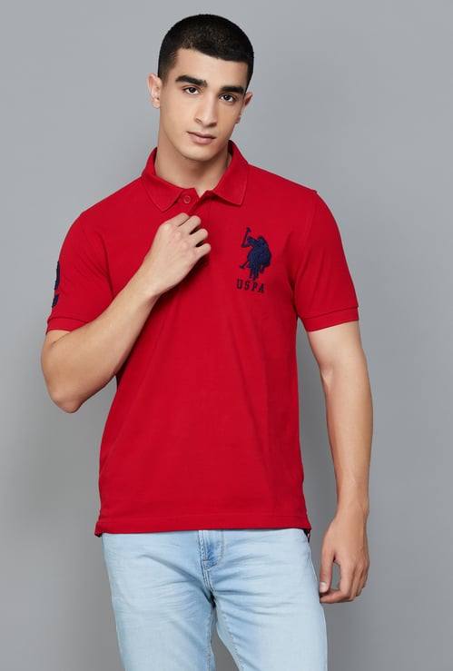 U.S. POLO ASSN. Logo Embroidered Polo T-shirt
