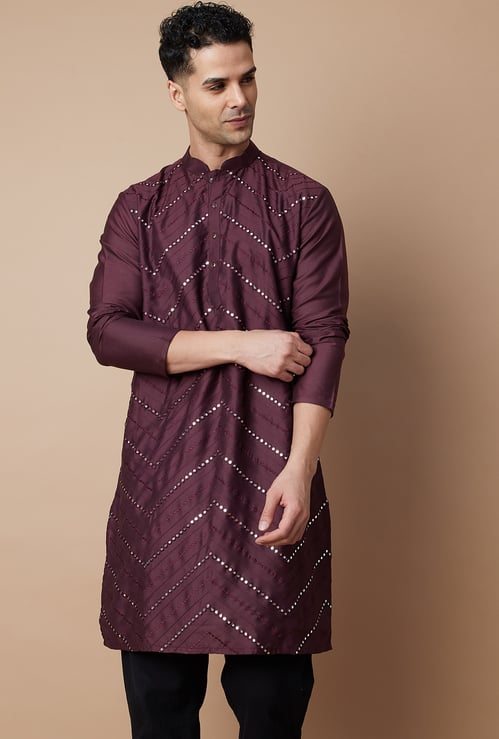 MELANGE Mirror Embroidered Kurta