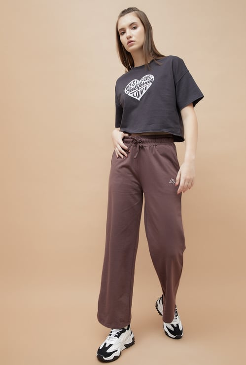 KAPPA Solid Elasticated Track Pants