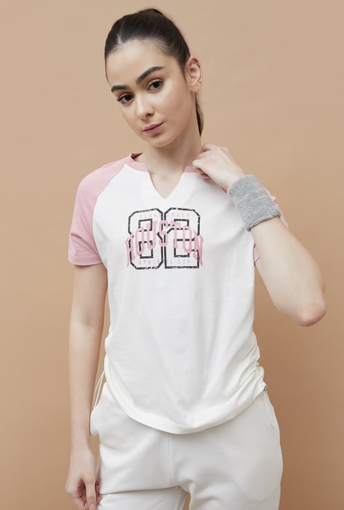 KAPPA Colourblock Raglan Sleeve T-shirt