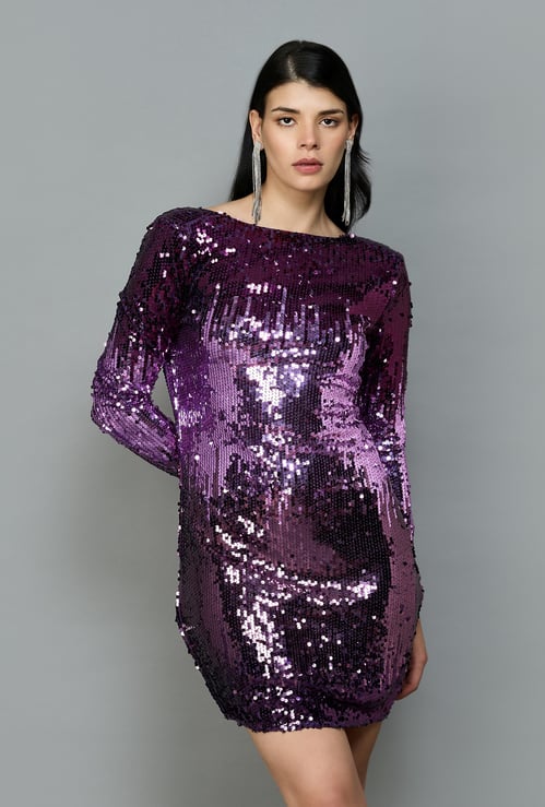 VERO MODA Sequined Bodycon Dress