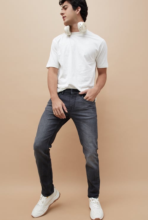 FORCA Washed Slim Tapered Jeans