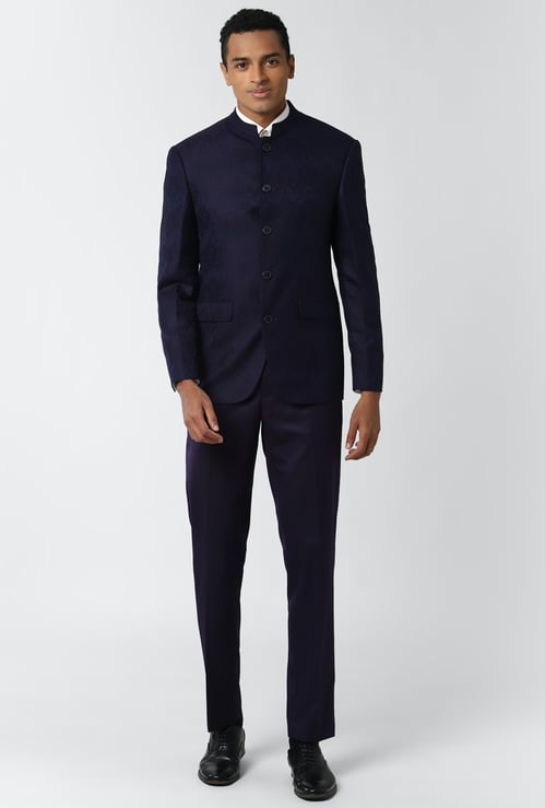 PETER ENGLAND Printed Slim Fit Two-Piece Wedding Suit