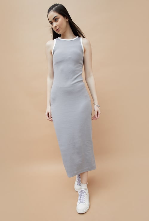 GINGER Textured Bodycon Dress