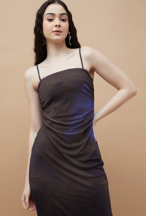 GINGER Ruched Sheath Dress