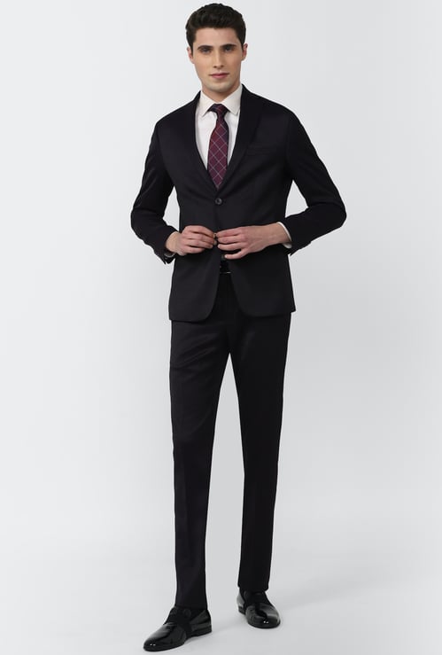 PETER ENGLAND Textured Slim Fit Two Piece Formal Suit